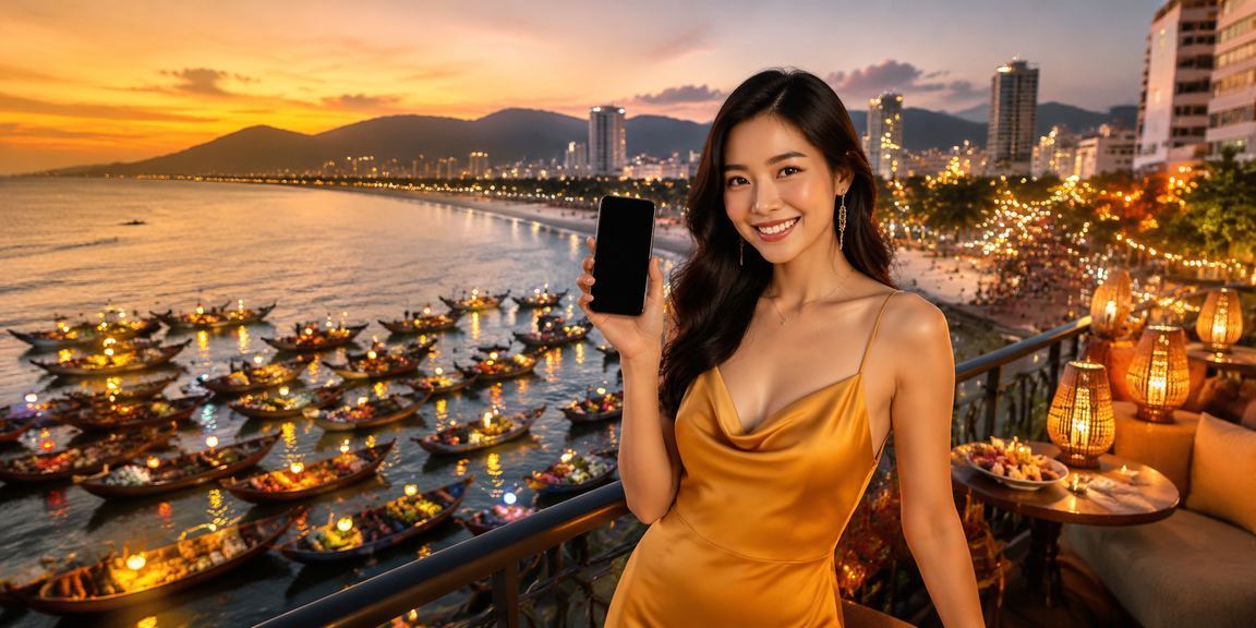 Không khí chợ đêm Đà Nẵng – hình ảnh đại diện cho trải nghiệm giải trí an toàn tại Việt Nam